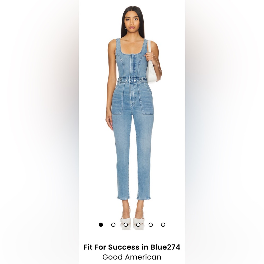 COPY - Good American Blue Denim Jumpsuit